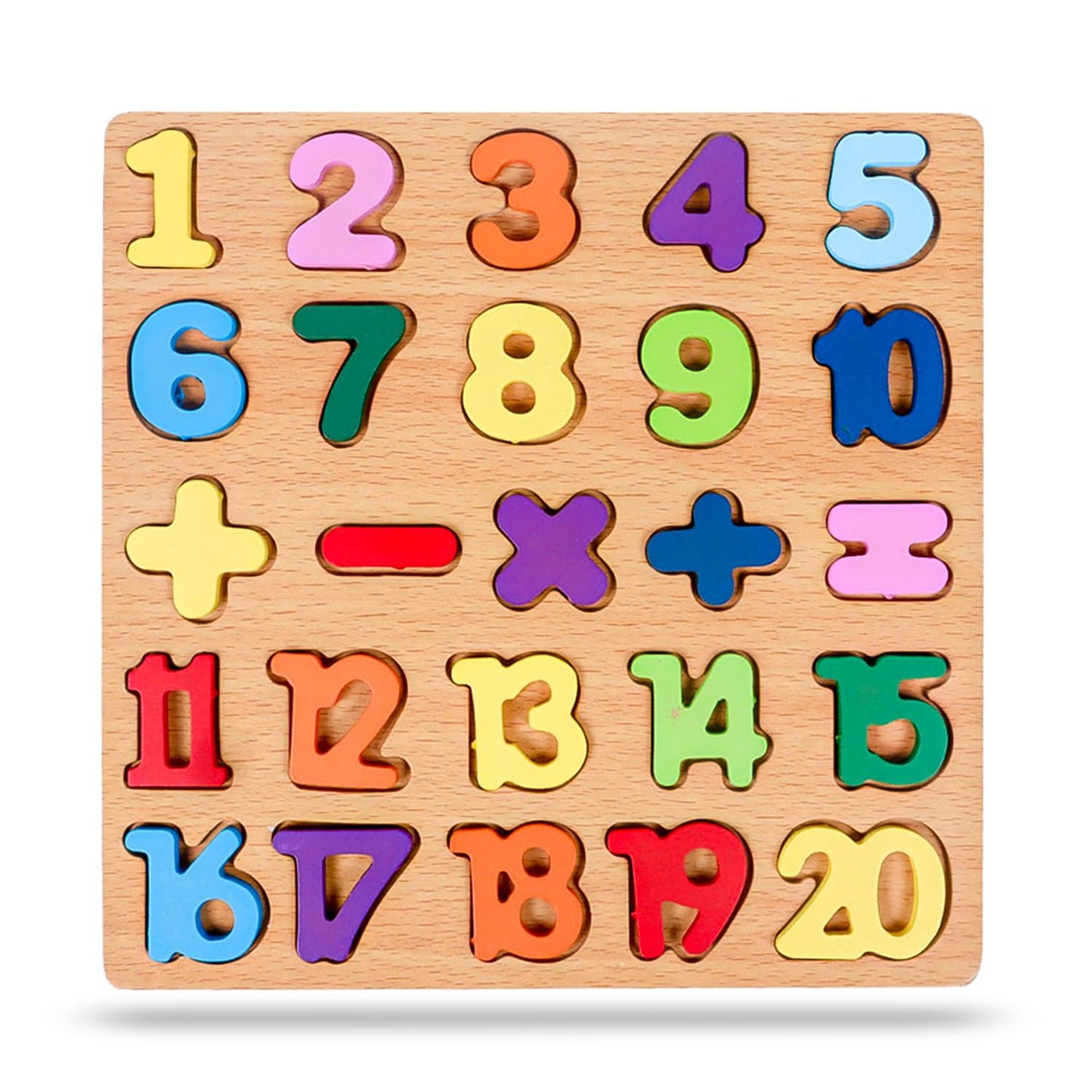 3-in-1 puzzle : Numbers, Shapes, Alphabets