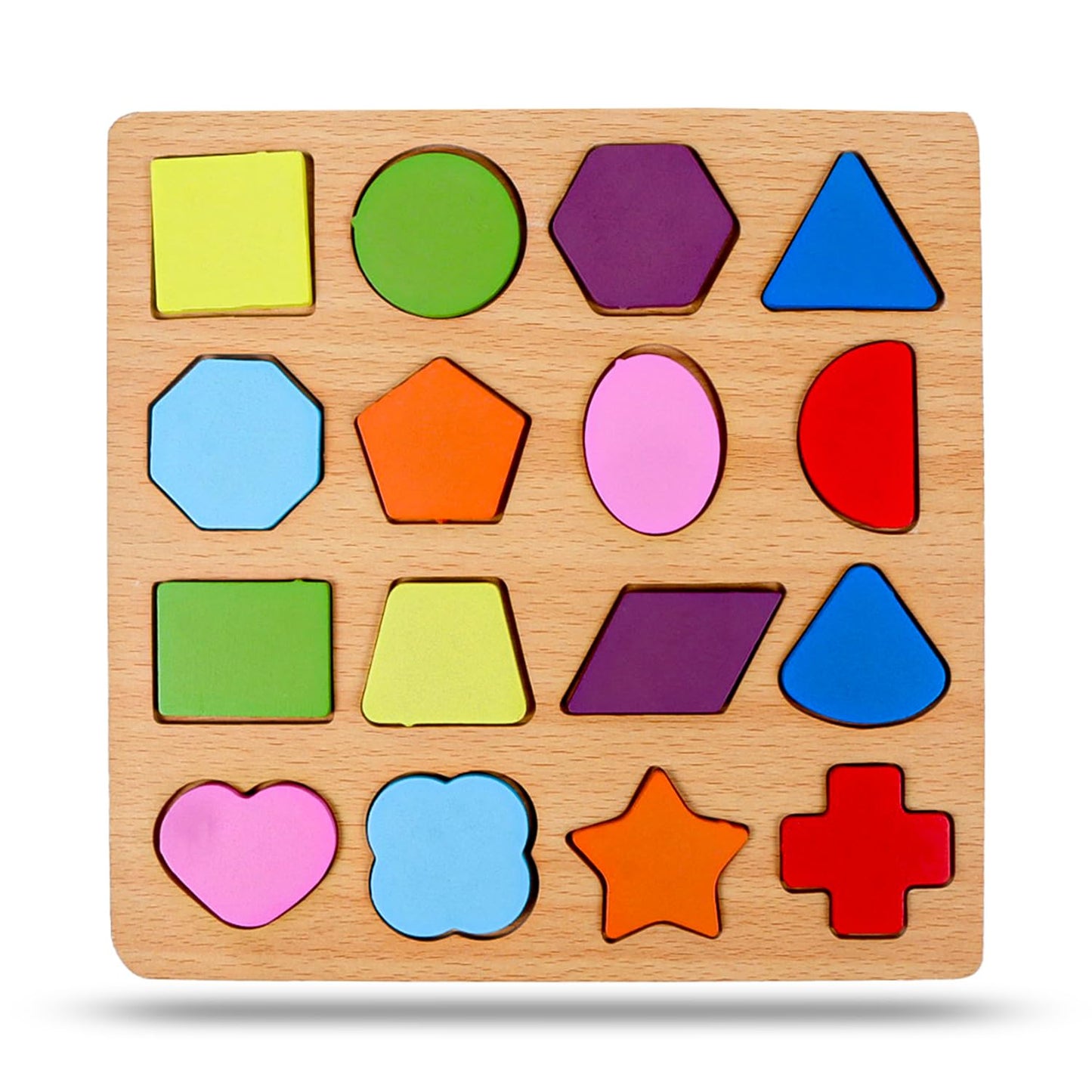 3-in-1 puzzle : Numbers, Shapes, Alphabets