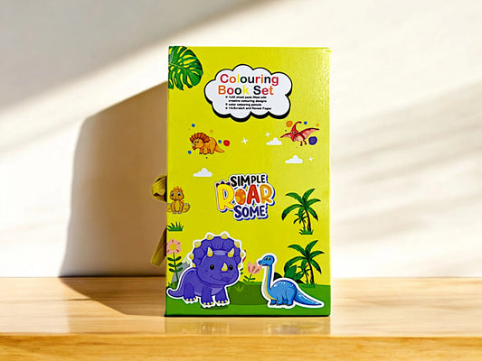 Kids All-in-One Colouring & Scratch Art Book Set