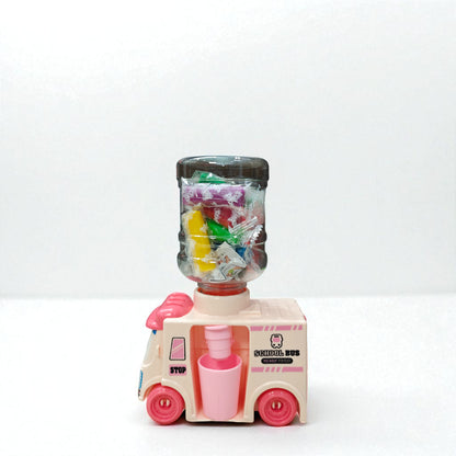 Kids Latest Mini Bus Water Dispenser with 12 Cotton Clay Toy (Pack of 1) Art Clay