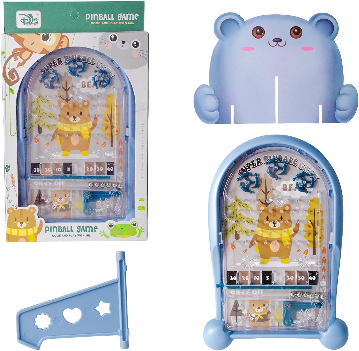 Kids Pinball Board Game| Travel Friendly| Portable Mini Handheld Games| Fun and Portable for Kids Adult| Best to Avoid Screen time