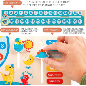 Dino board - Calendar, Clock, Seasons, Week, Day - Image 3