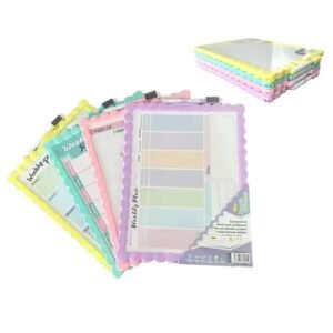 Double-Side Magnetic Whiteboard with to-Do List, 1 Whiteboard, 1 Dry-Erase Marker, 2 Magnets Whiteboard Set Random Colour (Whiteboard-28X39.5cm, Large) - Image 1