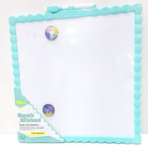 Double-Side Magnetic Whiteboard with to-Do List, Weekly Plan, 1 Whiteboard, 1 Dry-Erase Marker, 2 Magnets Whiteboard Set Random Colour (Whiteboard-29X29cm, Medium) - Image 4