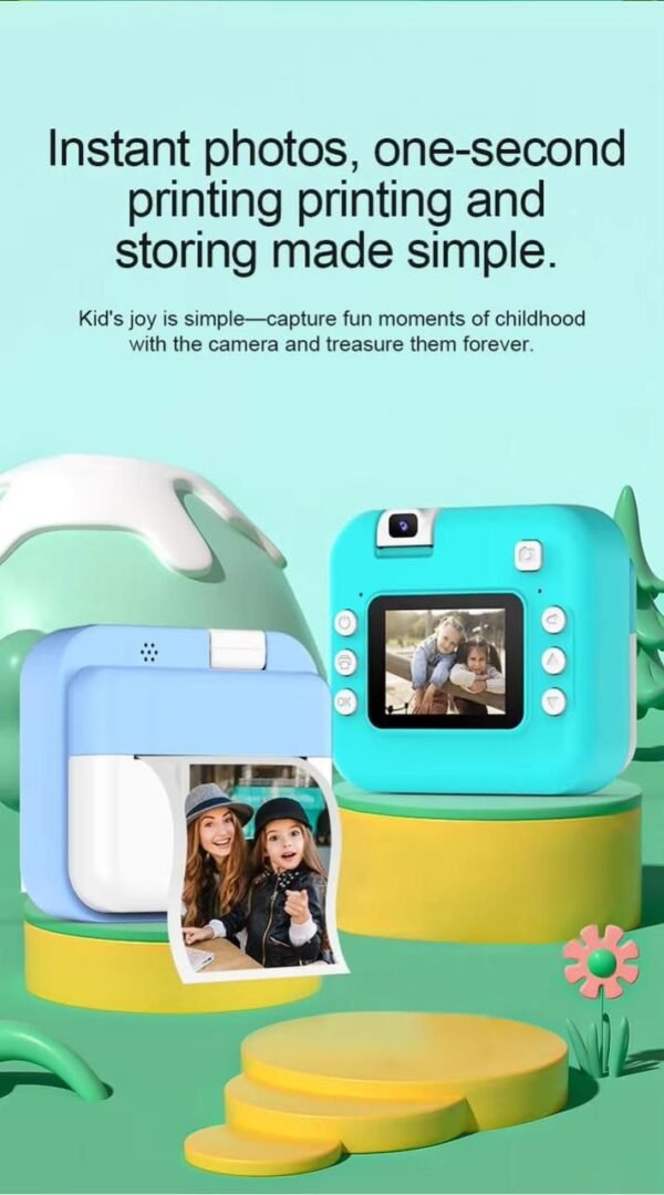 Kids Dual Selfie & Instant Print Digital Camera