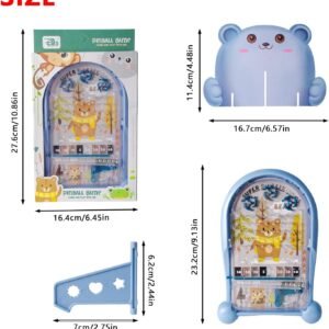 Kids Pinball Board Game| Travel Friendly| Portable Mini Handheld Games| Fun and Portable for Kids Adult| Best to Avoid Screen time - Image 1