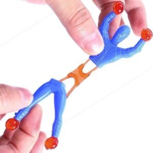 Wall Climbing Sticky Man Action Figures, Pack of 5Pc - 1 Pkt, Kids Fun Toy - Random Colour Dispatched - Image 3