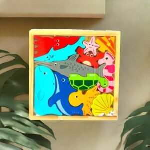 Wooden Puzzle tray - Marine Life - Image 4