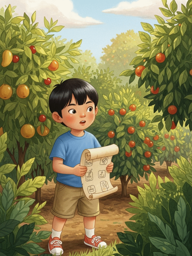 Kai’s Fruit Treasure Hunt: A story about fruits