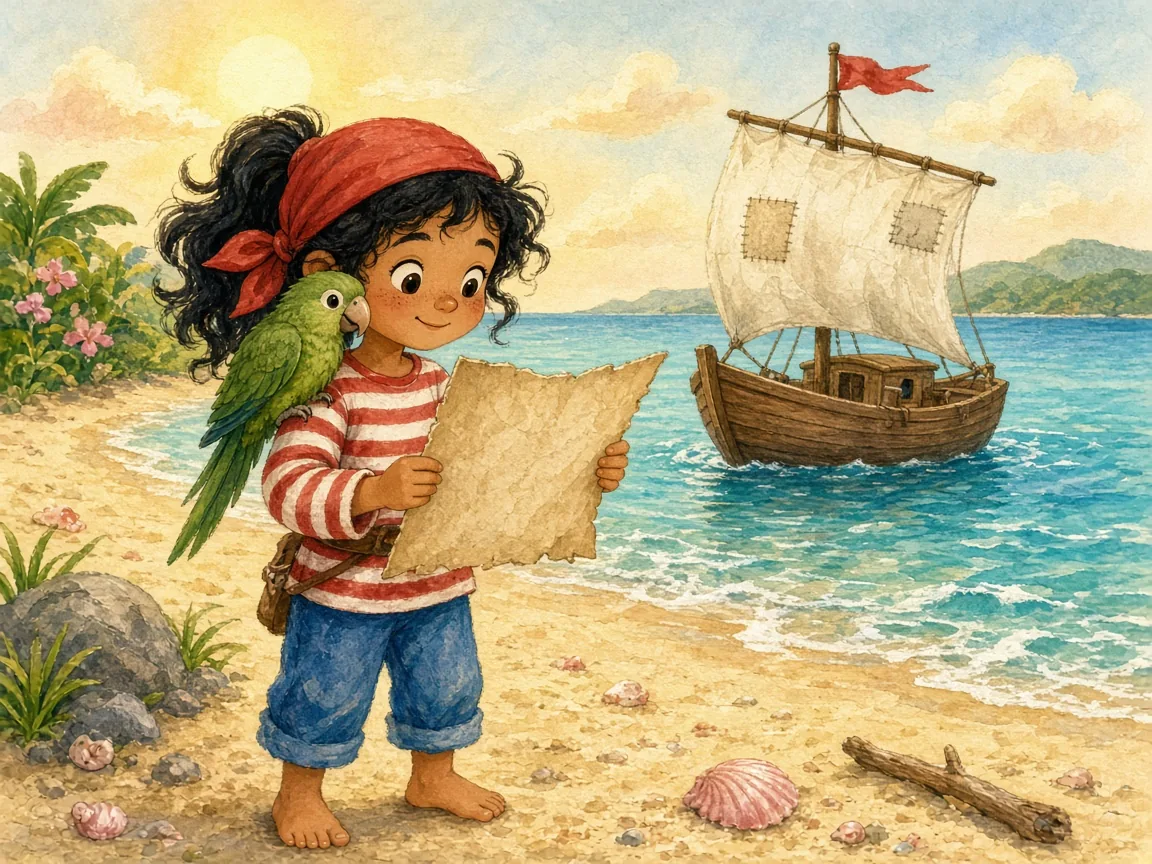 Captain Pip and the Upside-Down Map picture story cover