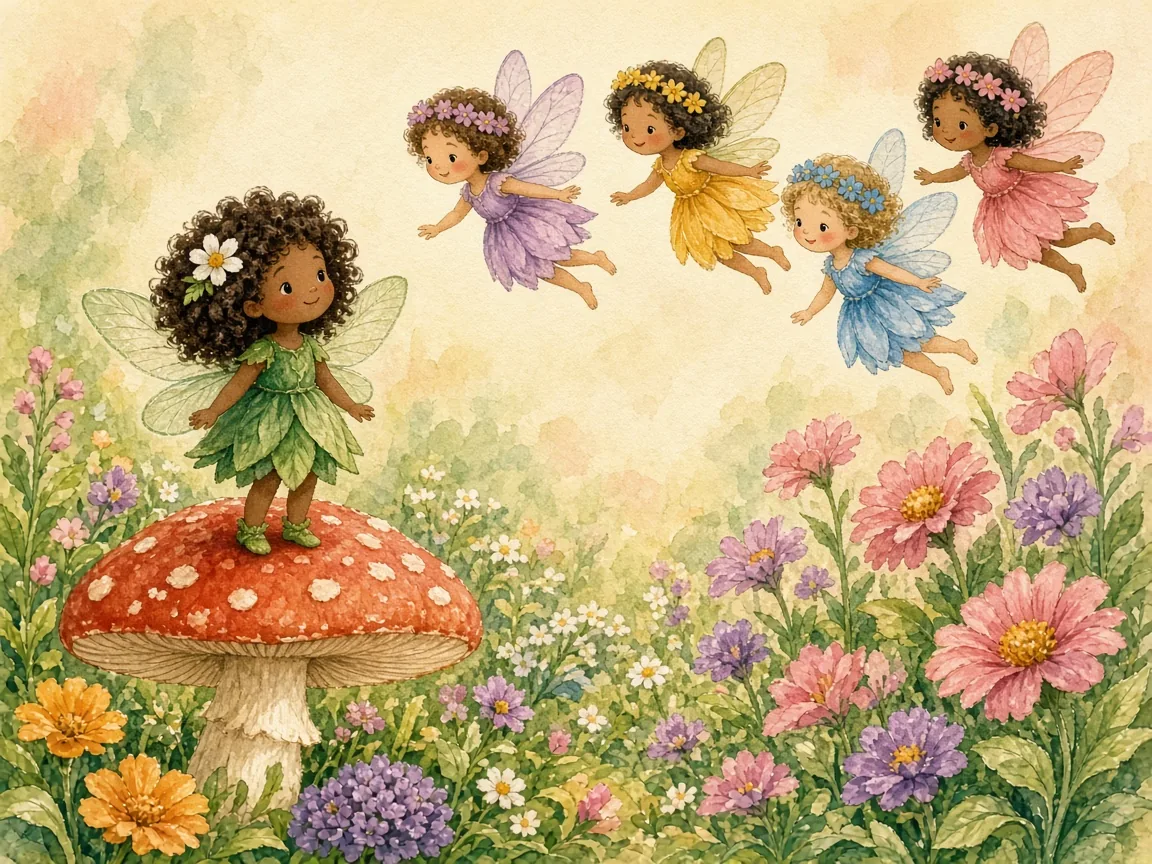 Fern, the Fairy Who Couldn’t Fly (Yet) picture story cover