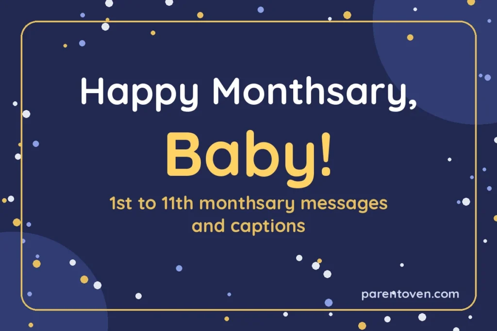 Happy monthsary, baby: monthsary messages and captions