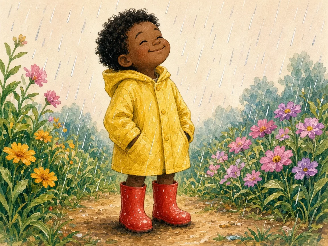 Splash! Who Is in the Rain? picture story cover